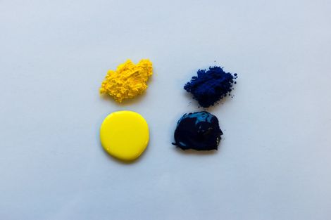 coloured ink pigment