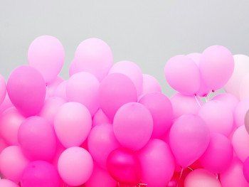 Pink balloons
