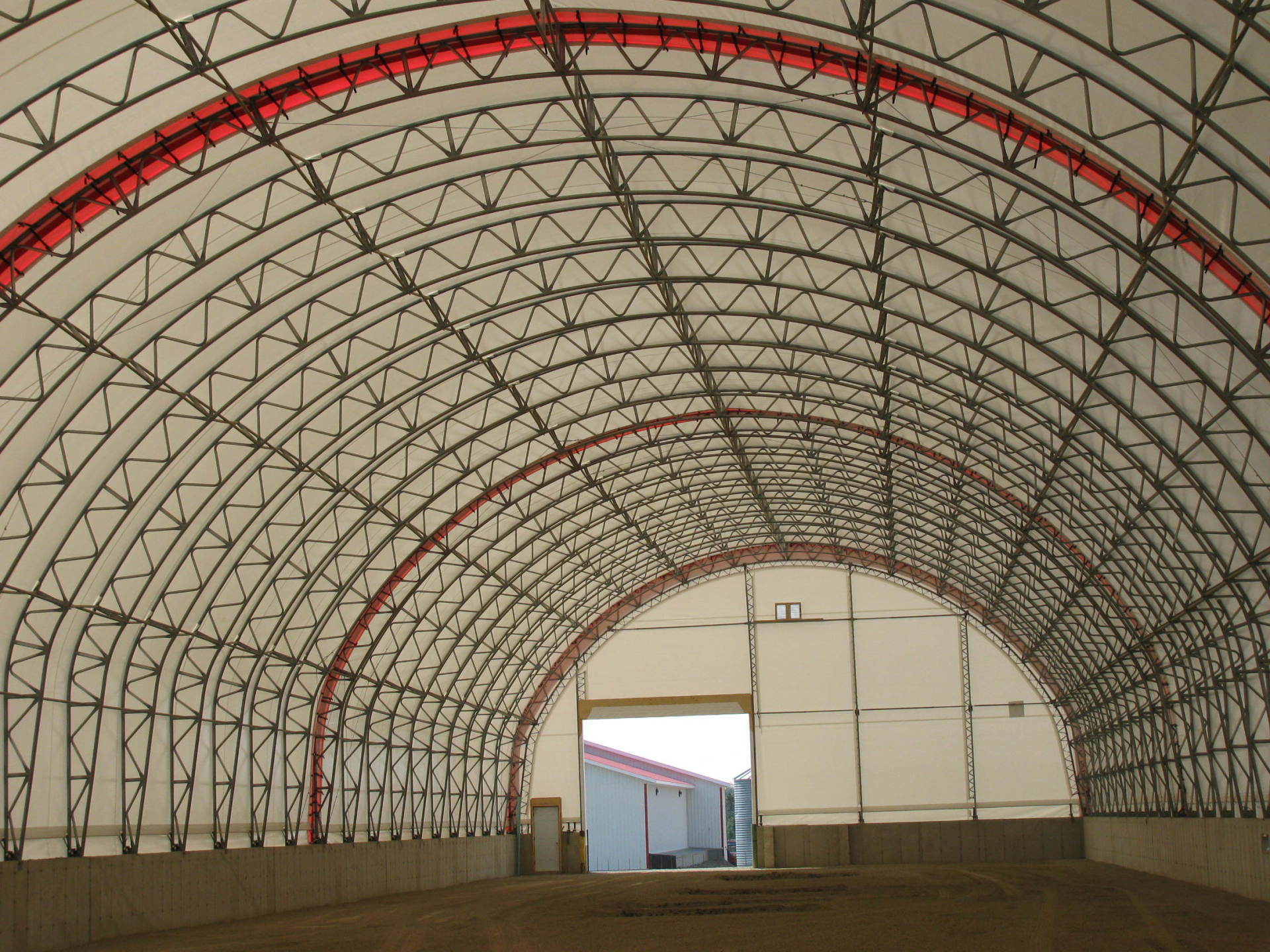 ARCH SPAN BUILDINGS FABRIC STRAIGHT WALL STYLE BUILDINGS