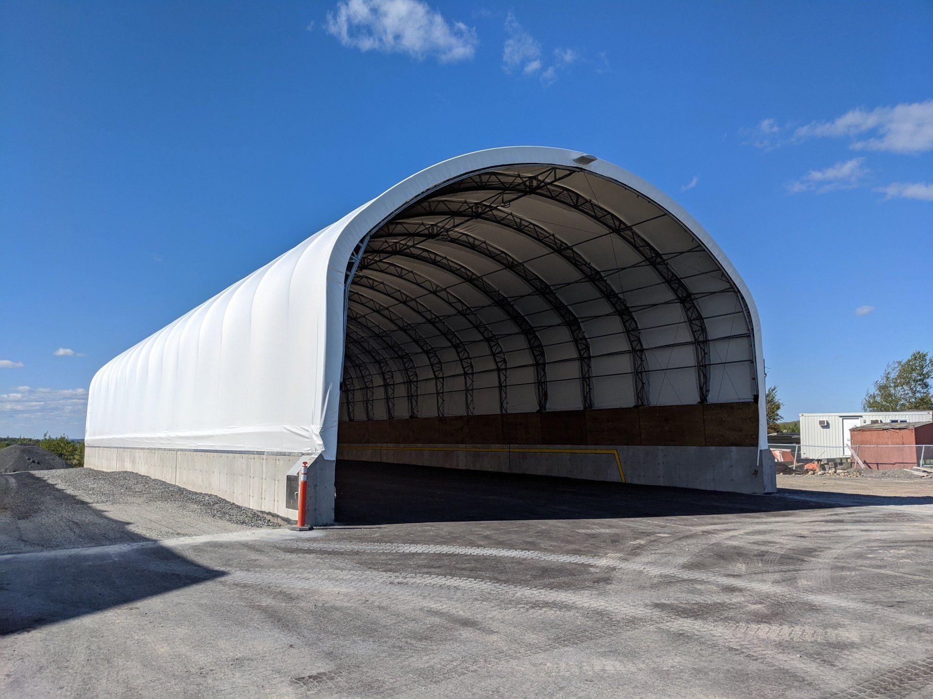 ARCH SPAN BUILDINGS FABRIC STRAIGHT WALL STYLE BUILDINGS