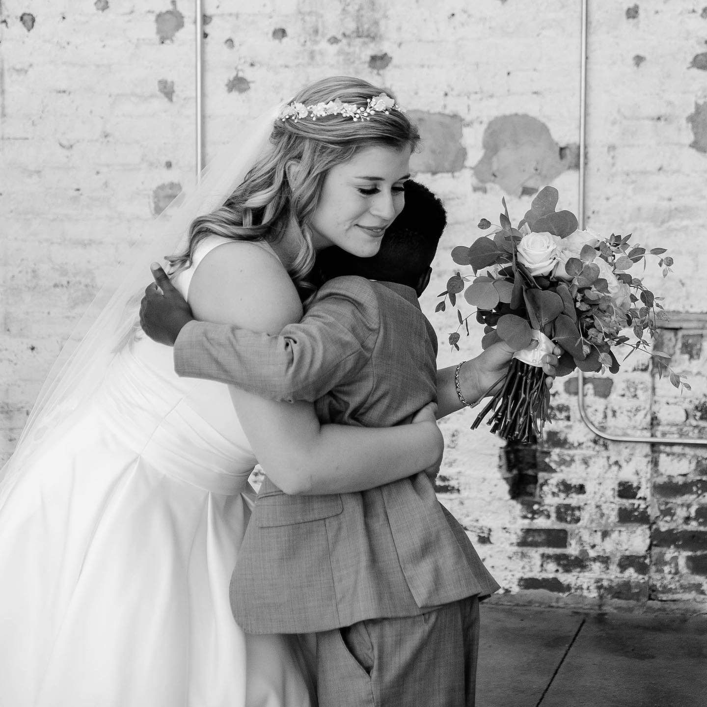 wedding hug