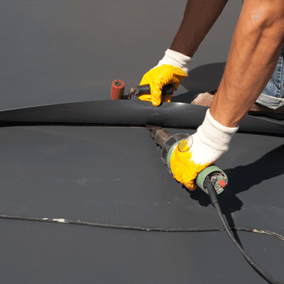 Flat roof installations