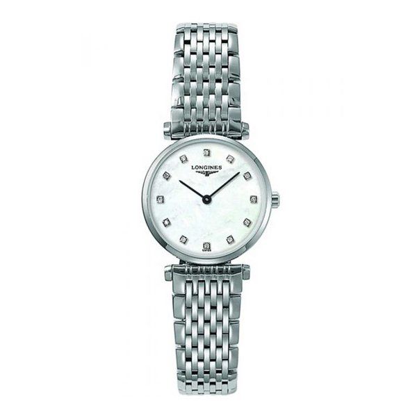 LONGINES LADIES SILVER AND DIAMOND DIAL LA GRANDE CLASSIQUE MOTHER-OF-PEARL WATCH LONGINES LADIES SILVER AND DIAMOND DIAL LA GRANDE CLASSIQUE MOTHER-OF-PEARL WATCH