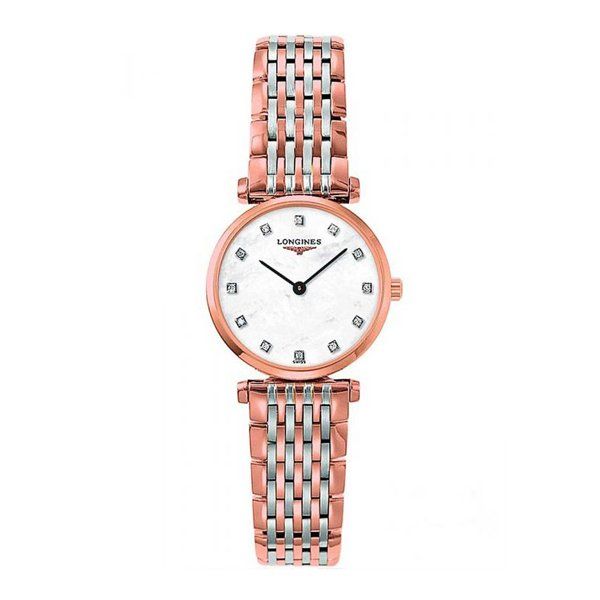 LONGINES LADIES TWO TONE DIAMOND DIAL LA GRANDE CLASSIQUE MOTHER-OF-PEARL WATCH LONGINES LADIES TWO TONE DIAMOND DIAL LA GRANDE CLASSIQUE MOTHER-OF-PEARL WATCH