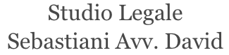 Studio Legale Sebastiani Avv. David - logo
