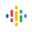 Google Podcasts The google podcast logo is a colorful icon on a white background.