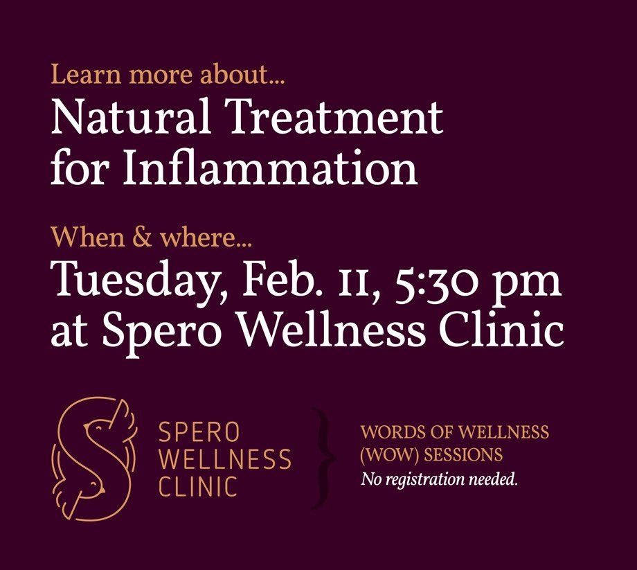 Natural treatment for inflammation