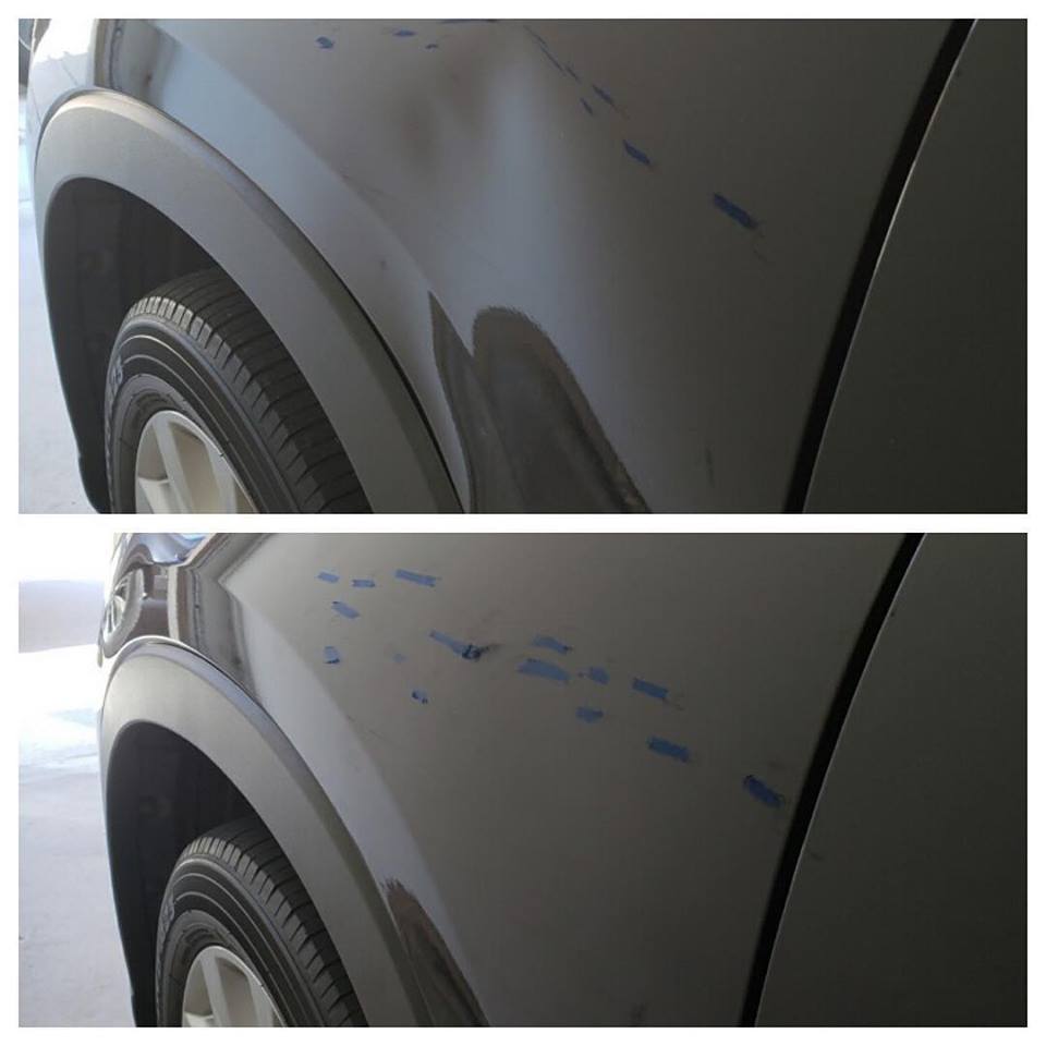 Quarter panel dent repair Pdr