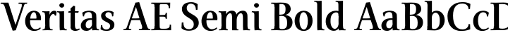 Veritas Semibold Bible Narrow Width Font Altered Ego Brian Sooy