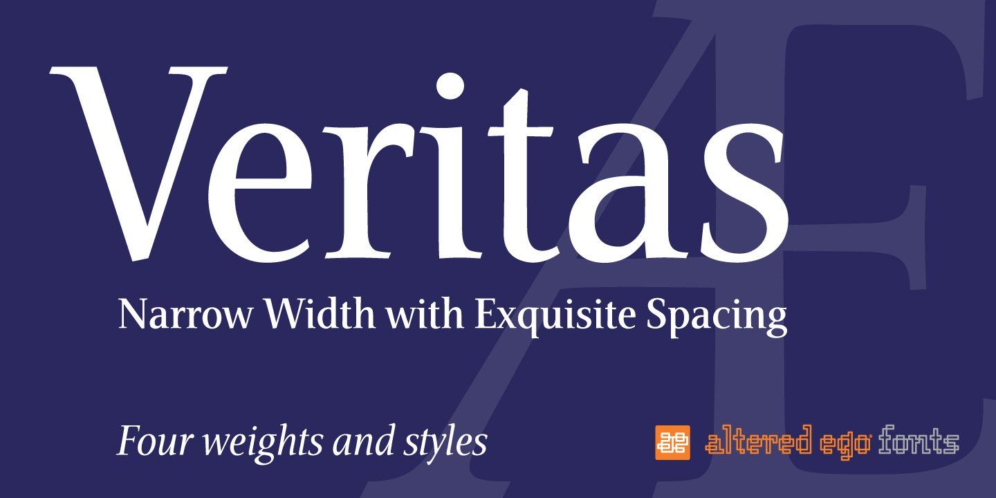 Veritas Bible and Magazine Font