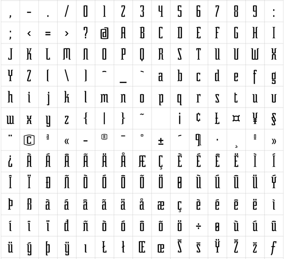AE Prosperity Altered Ego Fonts Brian Sooy