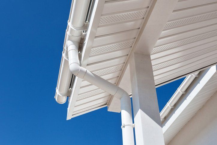 Newly Installed Gutters — Dallas, TX — Hard Roofing