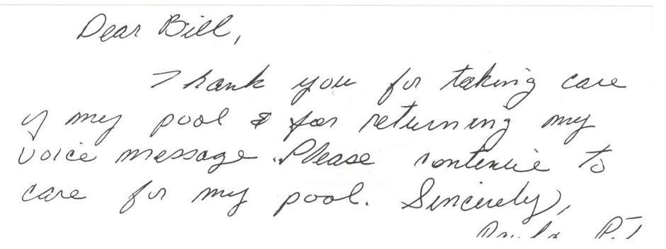 Customer2 — Pool Equipment in Narberth, PA