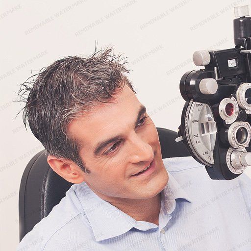 Man Eye Checkup