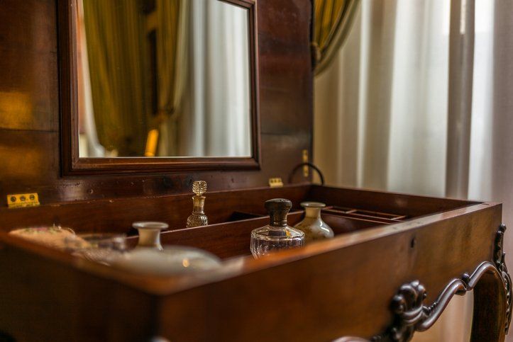 Wood Furniture Repair — Vintage Perfume Cupboard in St. Paul, MN