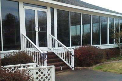 Glassed in porch Glassed in porch