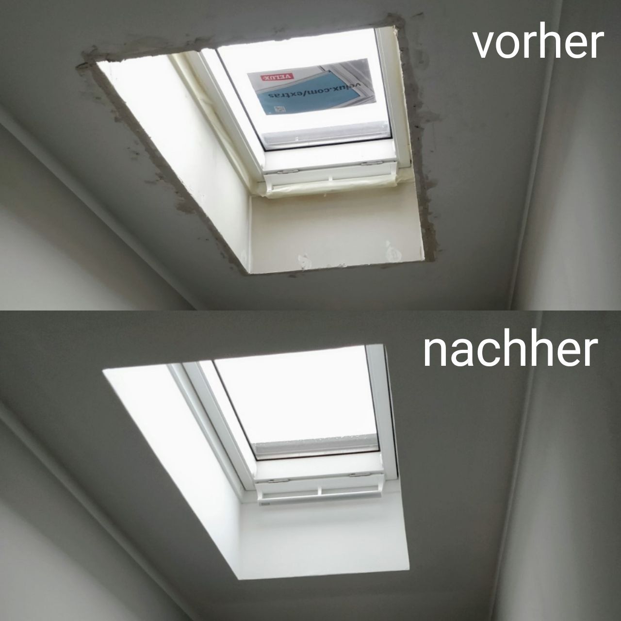 Dachfenster spachteln