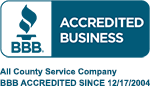 All County Service Company BBB ACCREDITED SINCE 12/17/2004 All County Service Company BBB ACCREDITED SINCE 12/17/2004