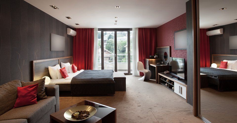 furnished bedroom