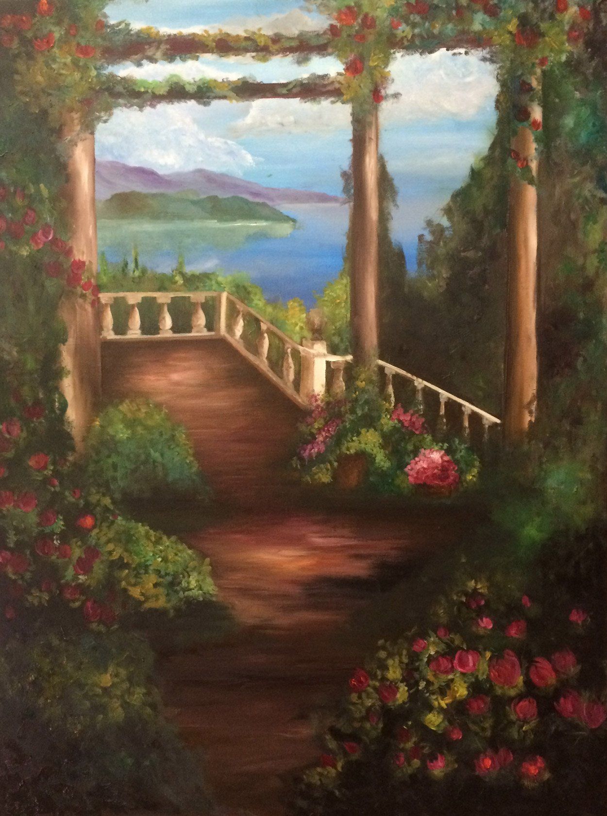 Painting-balcony