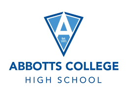 Abbotts college high school logo on a white background