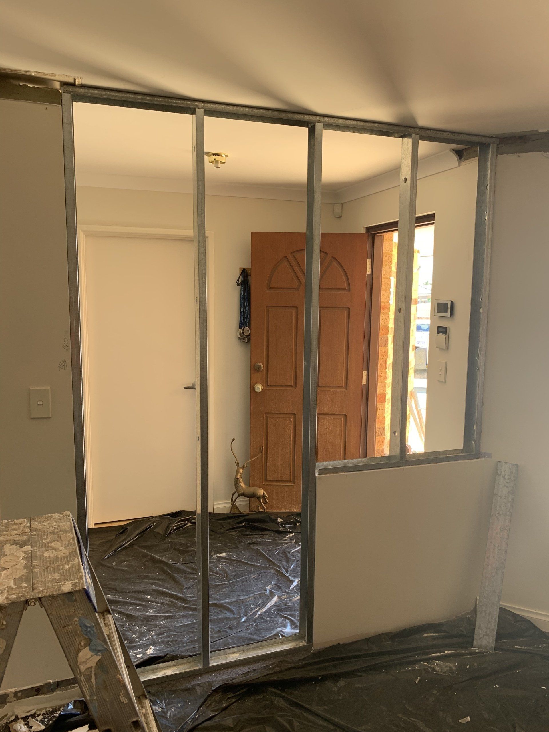 Update your home by adding stud walls to the mix.