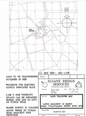 Map Location of land for sale