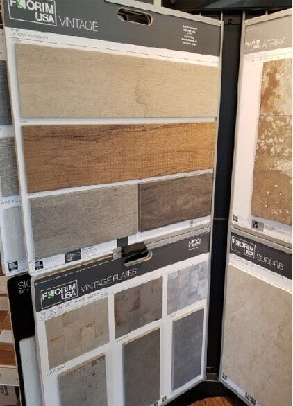 Flooring Types on Display - Flooring in Bridgewater, P