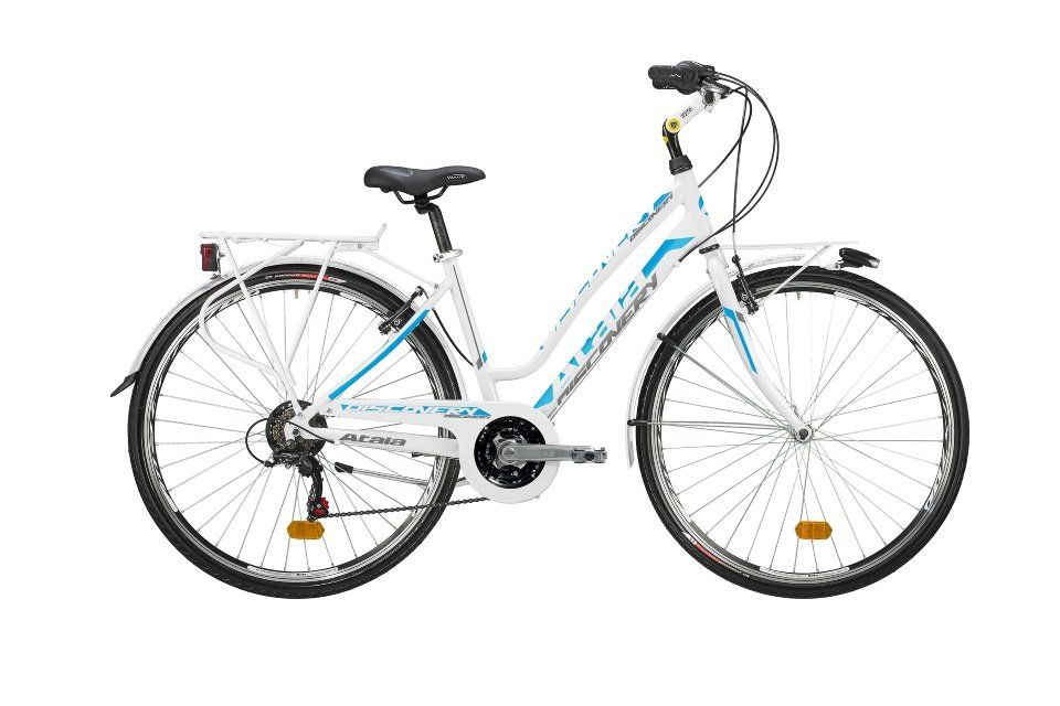 bici da trekking bianca