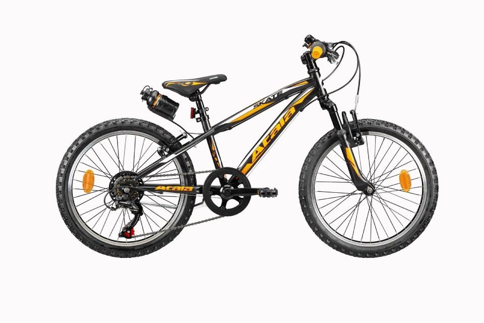 bici junior nera e gialla