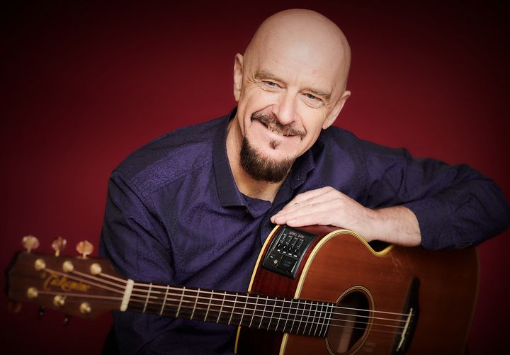 Portrait of guitarist David Rollins