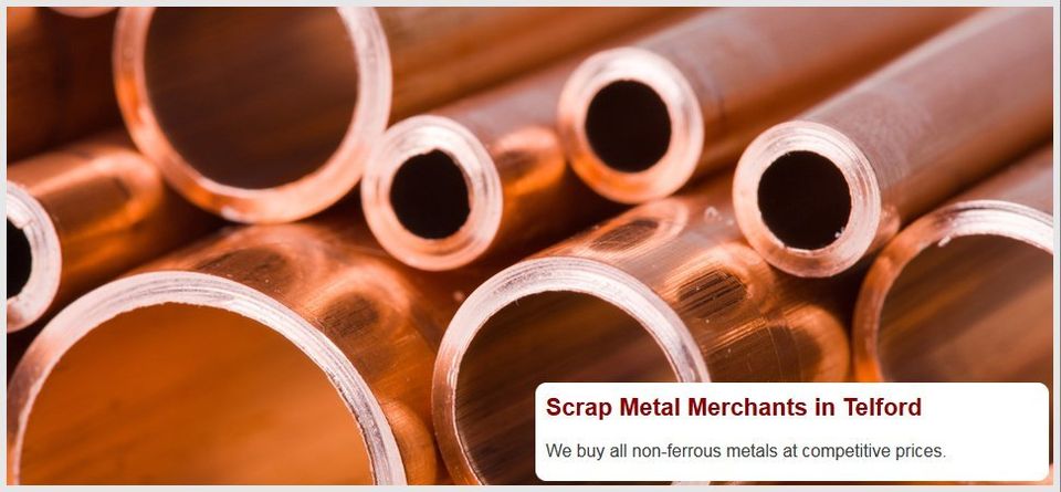 Stack of copper pipes