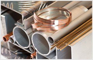 Pile of different shaped metal fittings