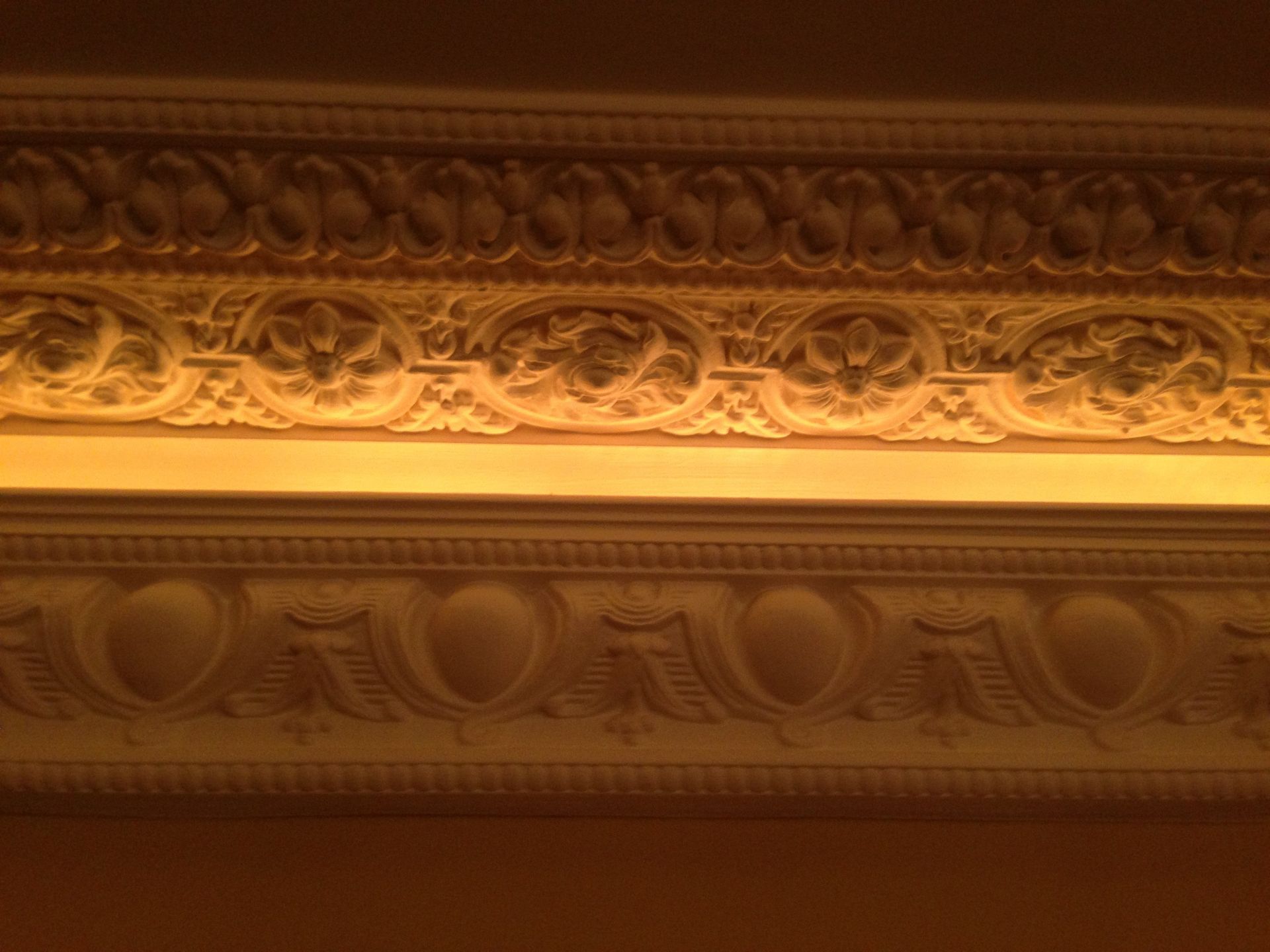 Ceiling roses installation