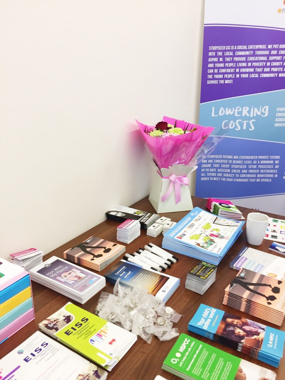 Studyseed CIC - Leaflets from O2, NSPCC and the PSNI