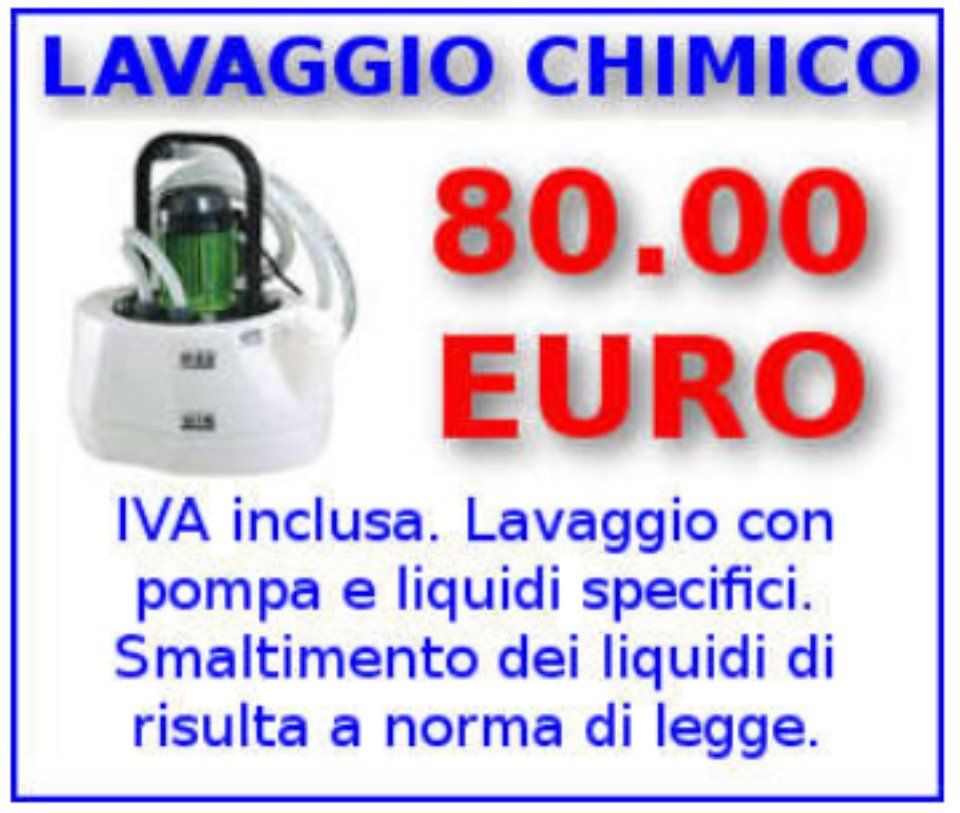Promozione Lavaggio chimico