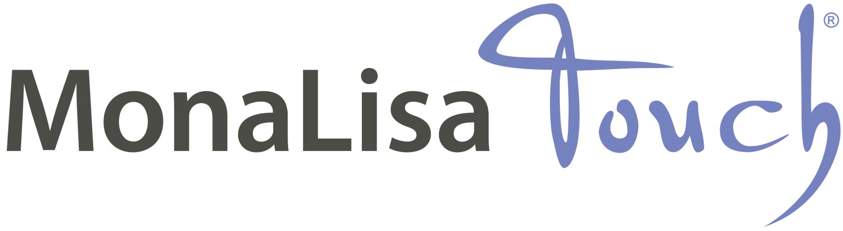 MonaLisa Touch logo in black and blue text on a white background