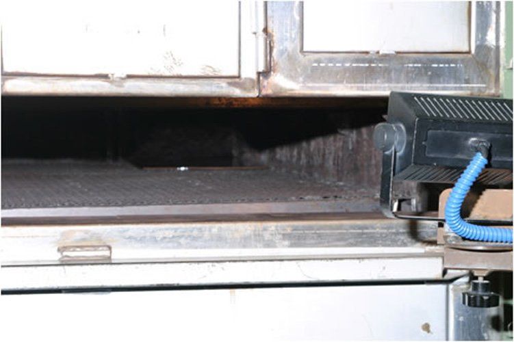 oven for second annealing blends