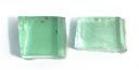 cubetto trasparente color verde acqua