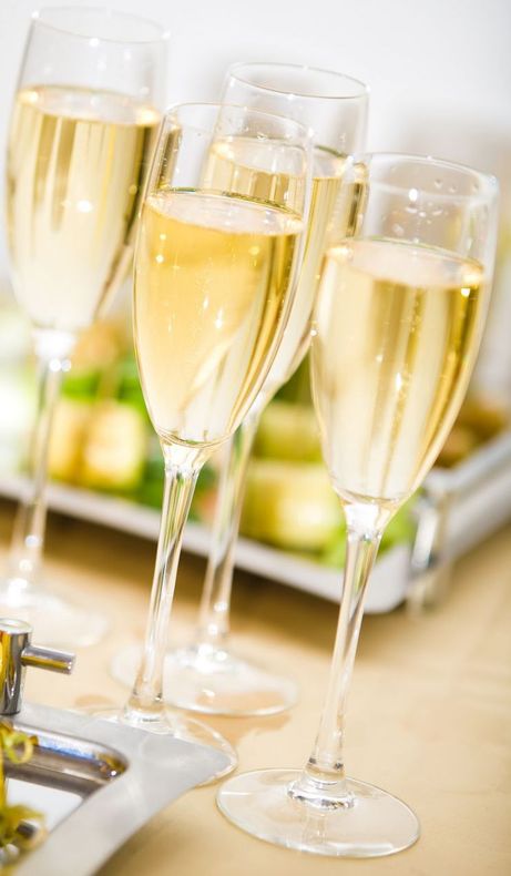 Champagne glasses