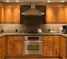 Kitchen With Wooden Cabinets - Ontario, CA Kitchen With Wooden Cabinets - Ontario, CA