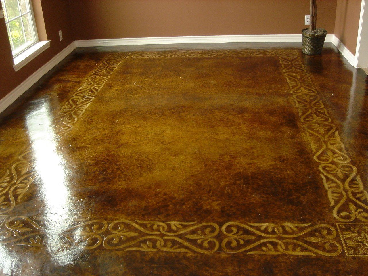 Elegant Designed Floor — Helotes, TX — Easter Concrete Contracting