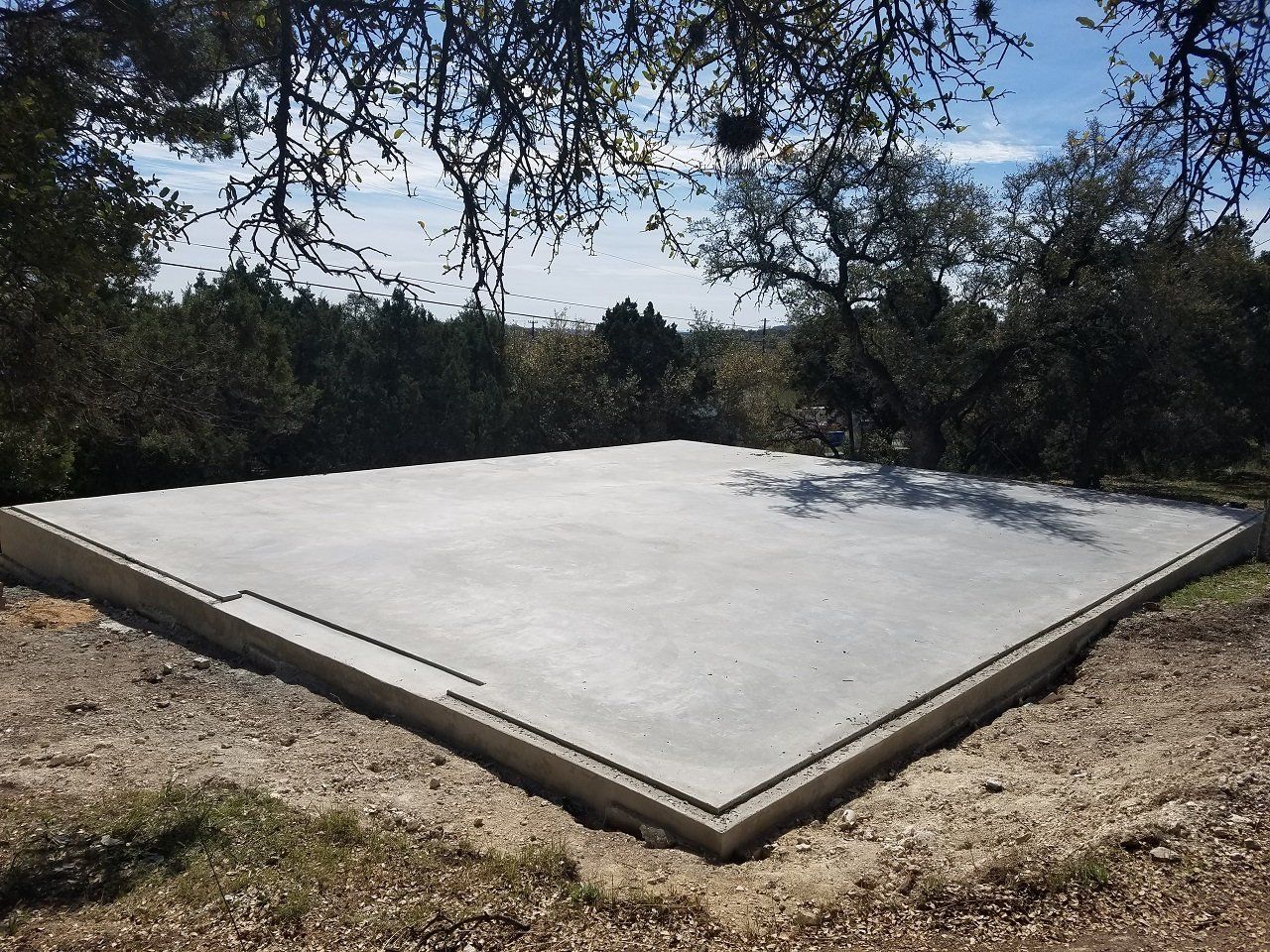 Concrete Platform — Helotes, TX — Easter Concrete Contracting