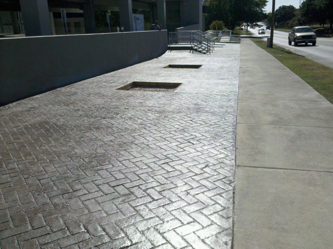 Bricks Flooring — Helotes, TX — Easter Concrete Contracting