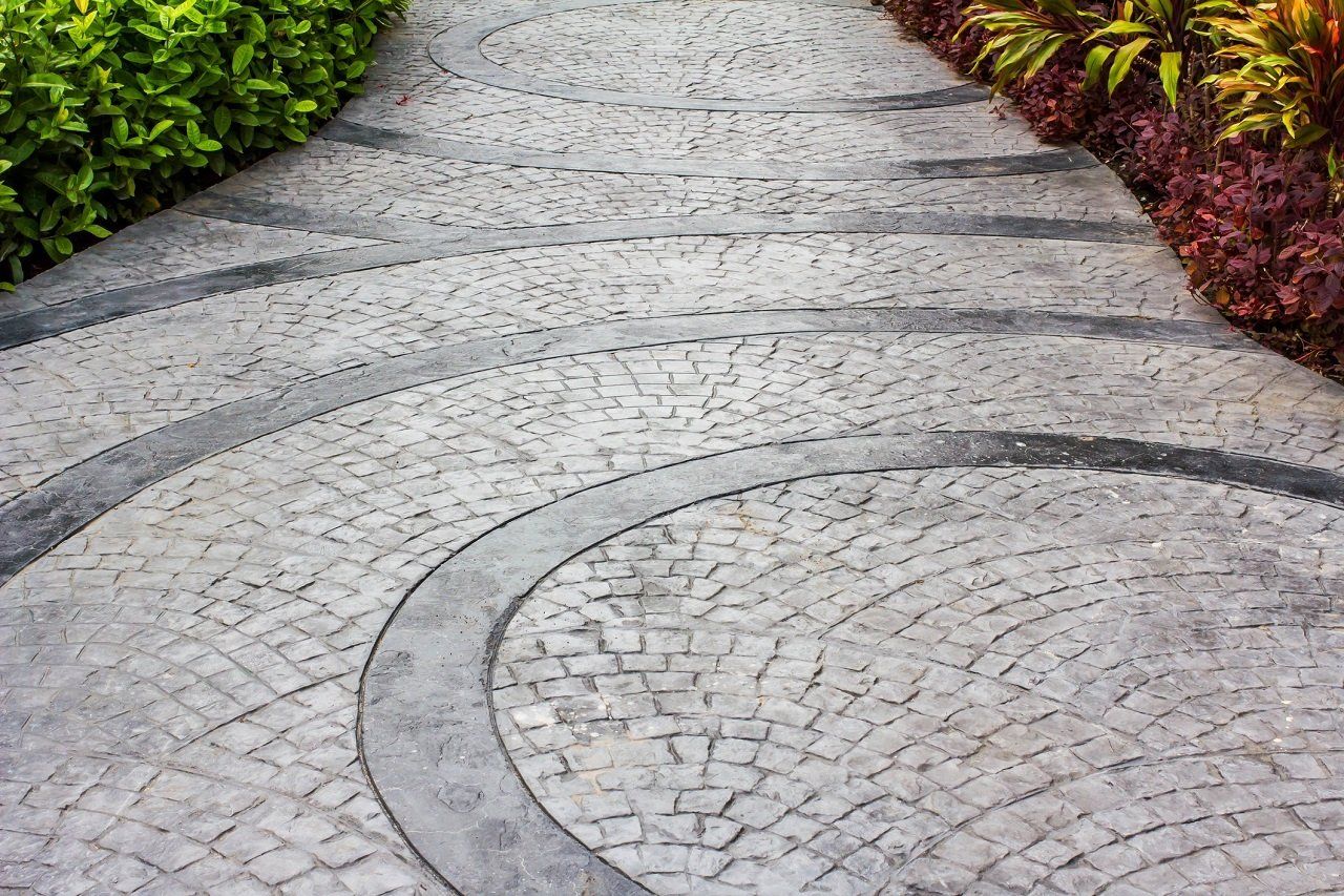 Circular Patterned Floor — Helotes, TX — Easter Concrete Contracting