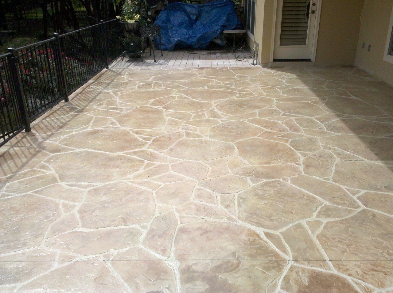 Light Colored Slate — Helotes, TX — Easter Concrete Contracting
