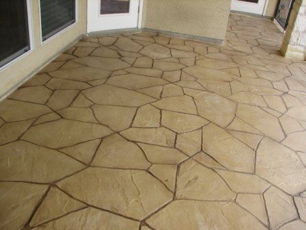 Light Brown Flooring — Helotes, TX — Easter Concrete Contracting