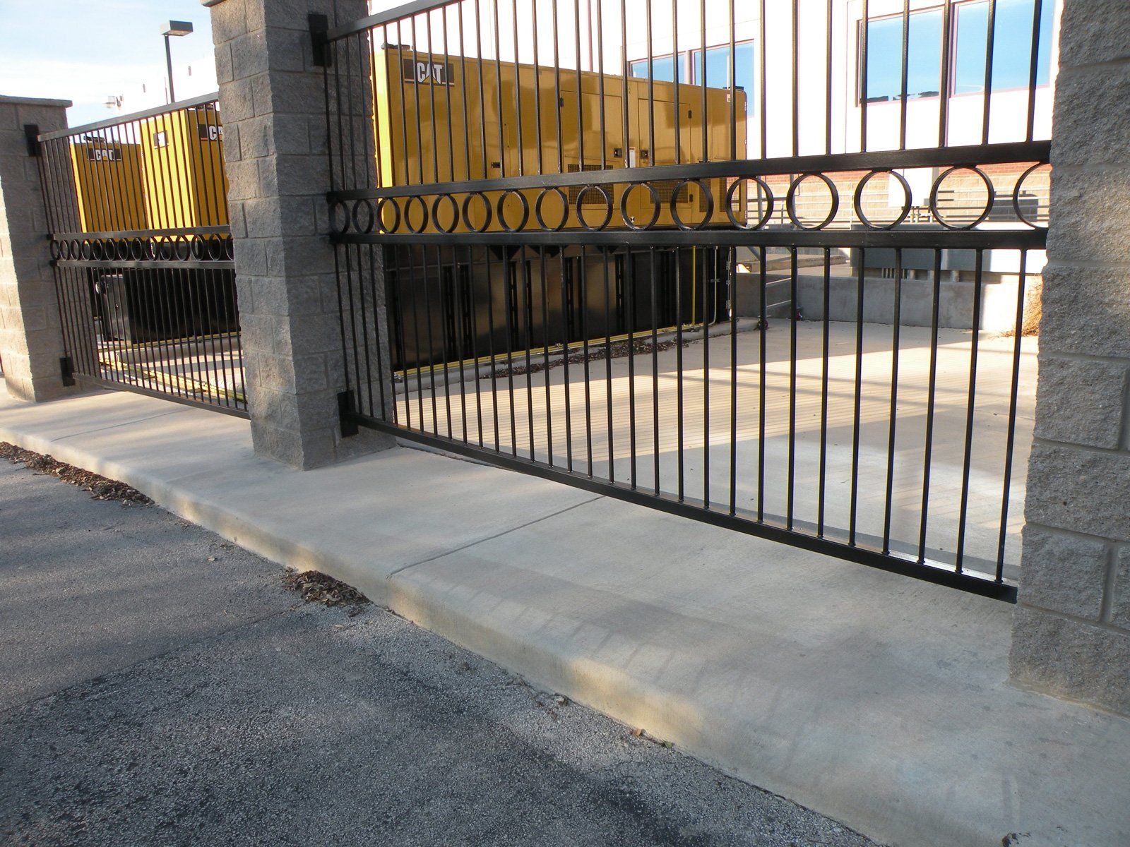 Commercial Gate — Helotes, TX — Easter Concrete Contracting