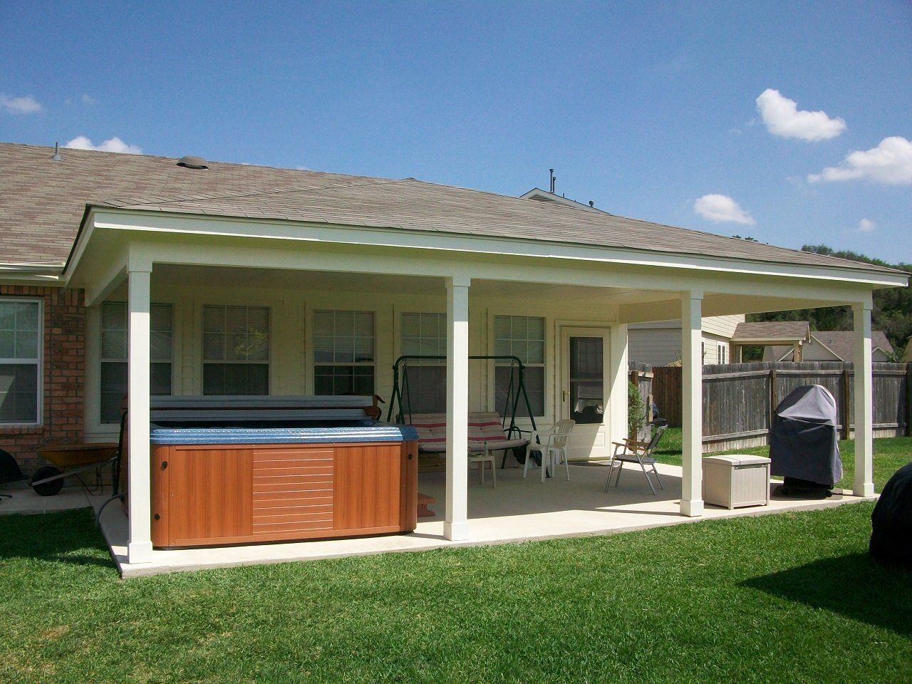 Concrete Patio Cover — Helotes, TX — Easter Concrete Contracting