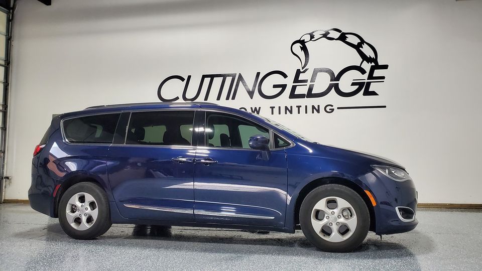 Blue Hatchback Car — Elgin, IL — Cutting Edge Window Tinting